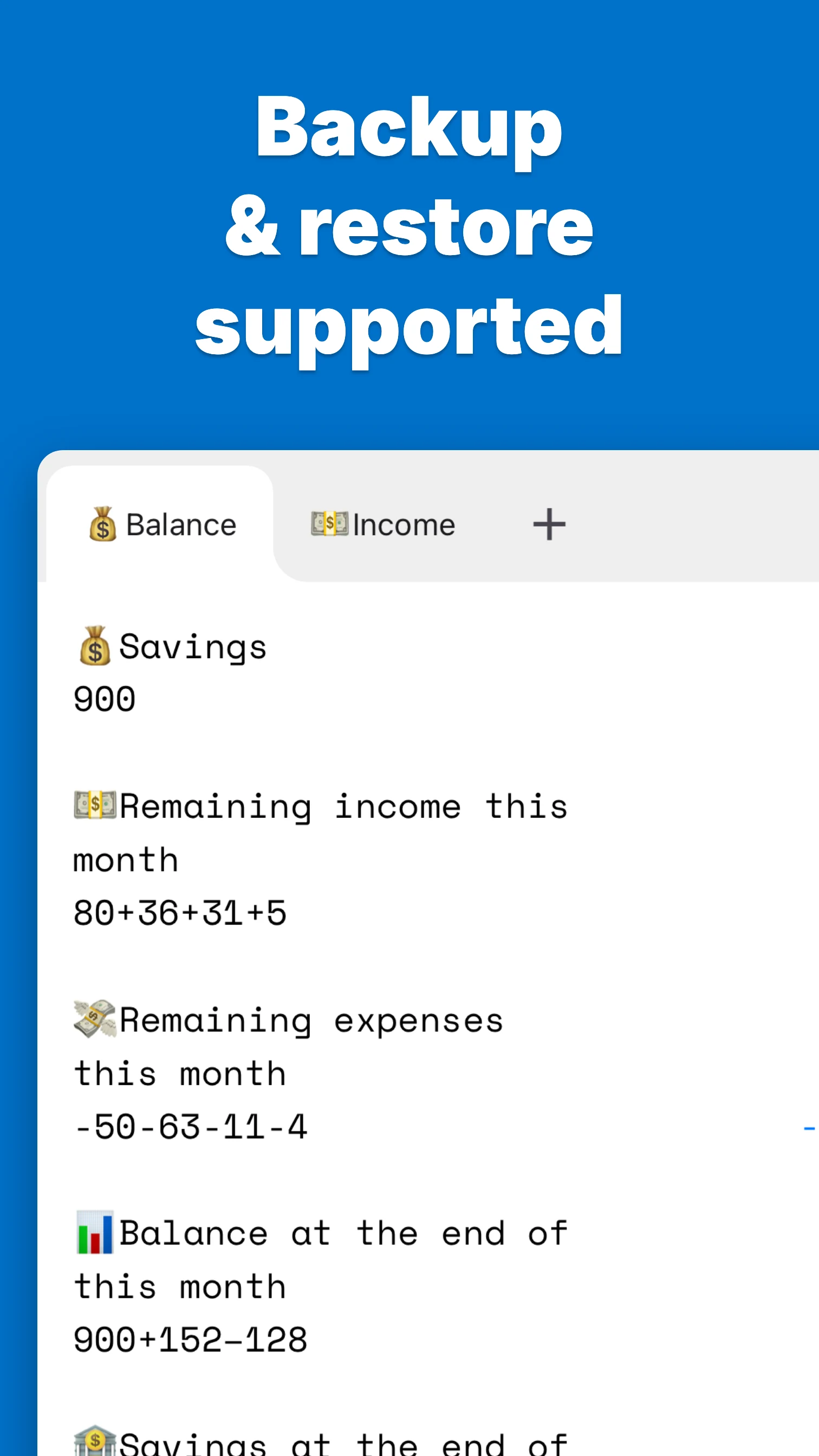 CalcNotes - Calculation memo screenshot