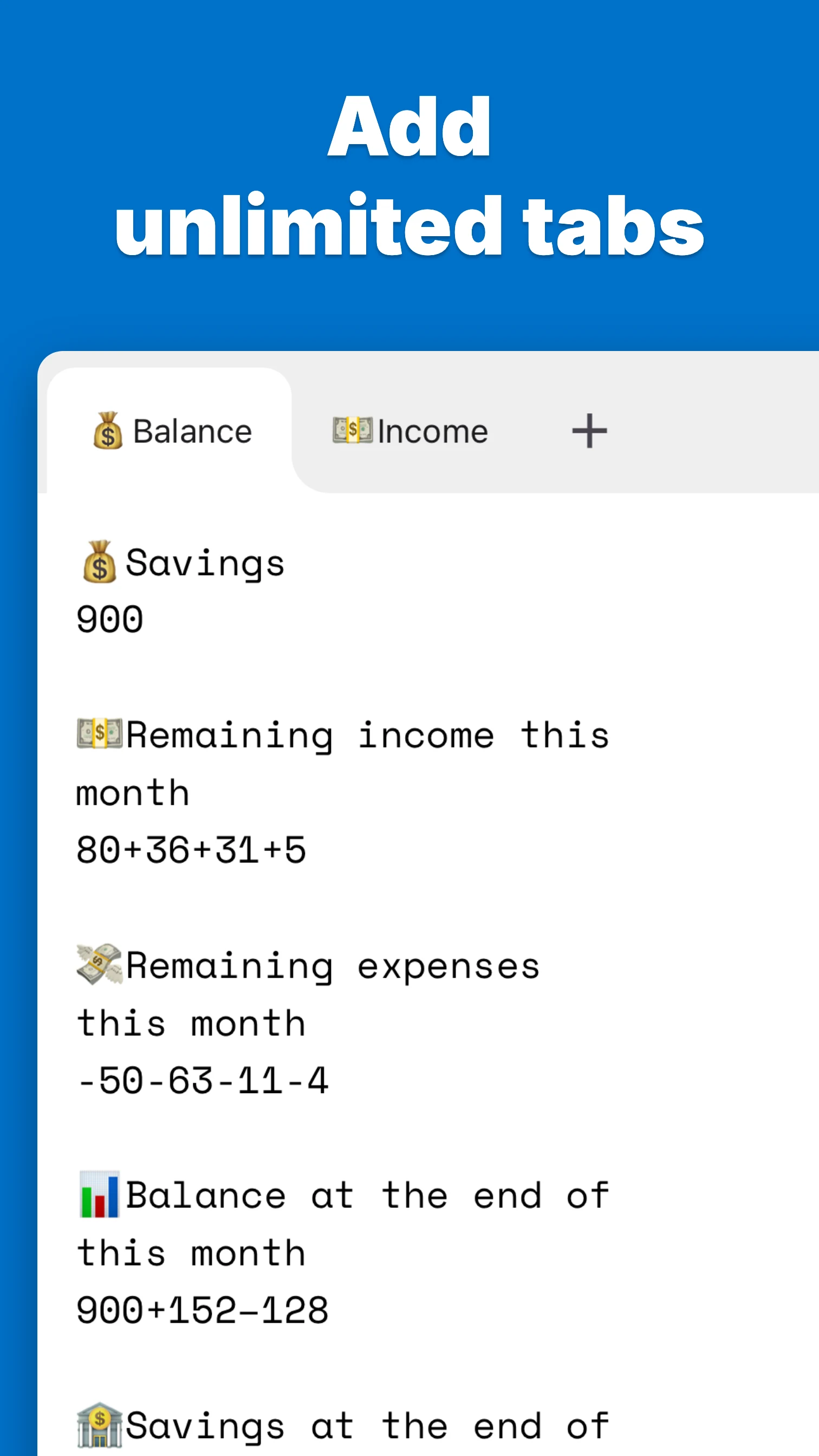 CalcNotes - Calculation memo screenshot